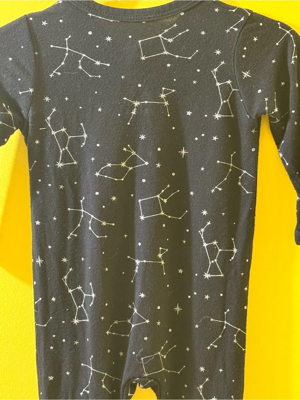 +Kyte Baby Constellation Bamboo Footed Zippie Romper Midnight 3-6M